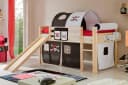 Hochbett TICAA Manuel Kiefer Natur mit Rutsche Bild 5