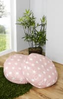 Ticaa Sitzkissen Set Pink Gemustert 2-tlg. Rund Bild 3