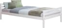 Jugendbett TICAA Weiß Kiefer Massivholz mit Rollrost Bild 1