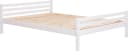 Jugendbett TICAA Weiß Kiefer Massivholz mit Rollrost Bild 3