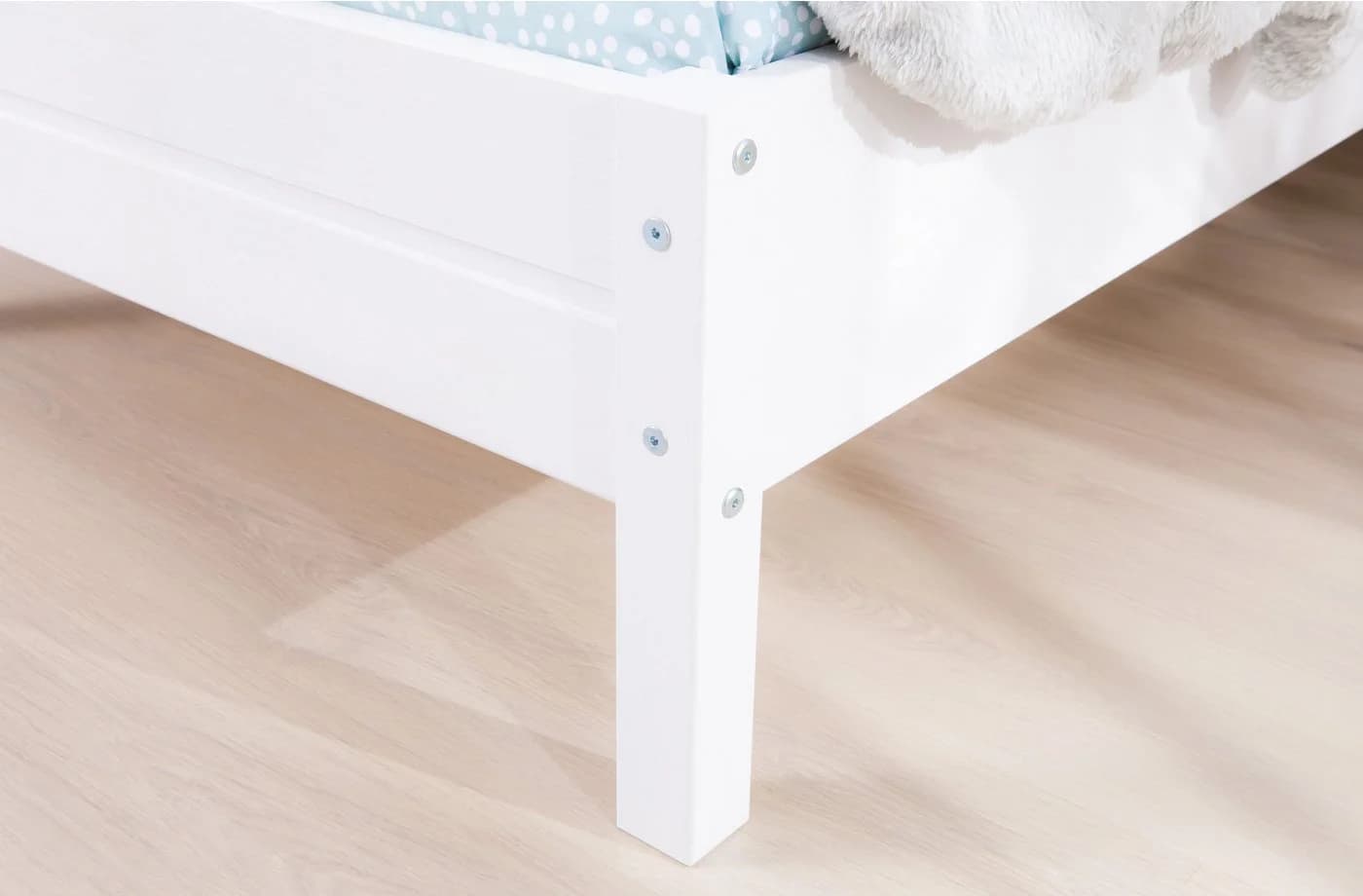 TICAA Merci Futonbett Weiß Kiefer Massivholz - Bild 4