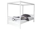 TiCAA Himmelbett Lino Kiefer Weiß Bild 2