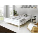 TiCAA Doppelbett Nadine Kiefer 140x200 cm Bild 1