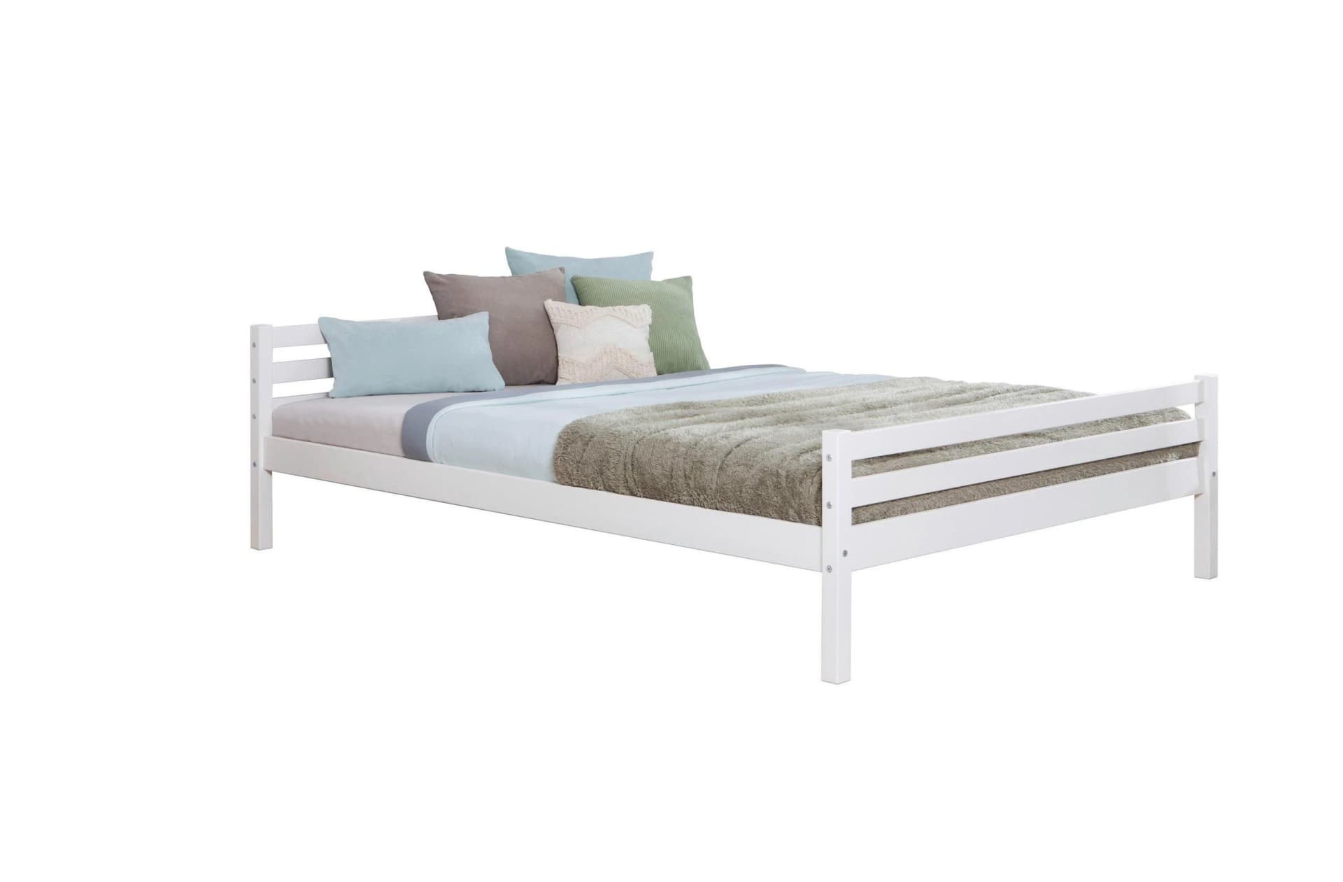 TiCAA Doppelbett Nadine Kiefer 140x200 cm - Bild 2