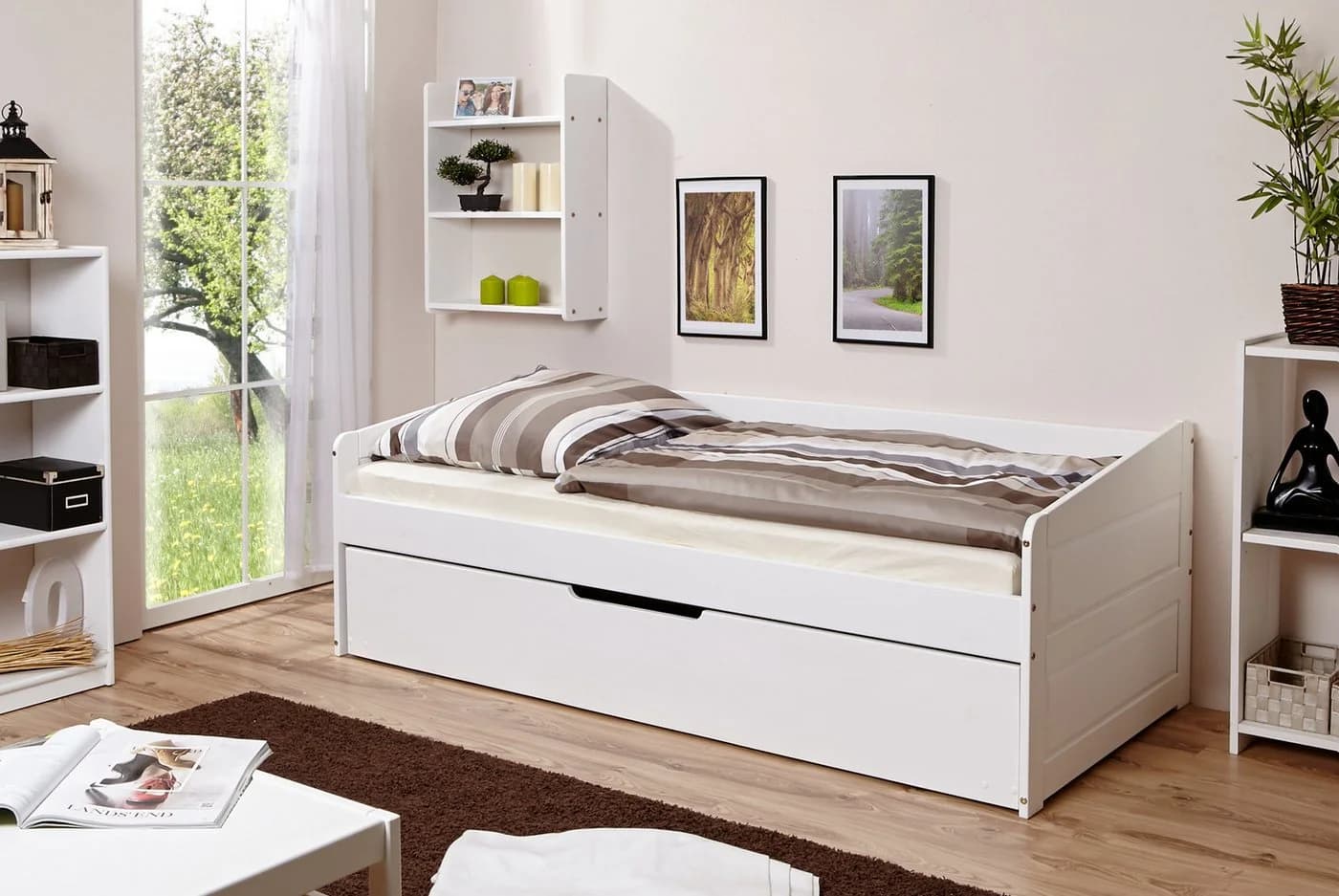 Ticaa Funktionsbett Sofabett Kiefer massiv