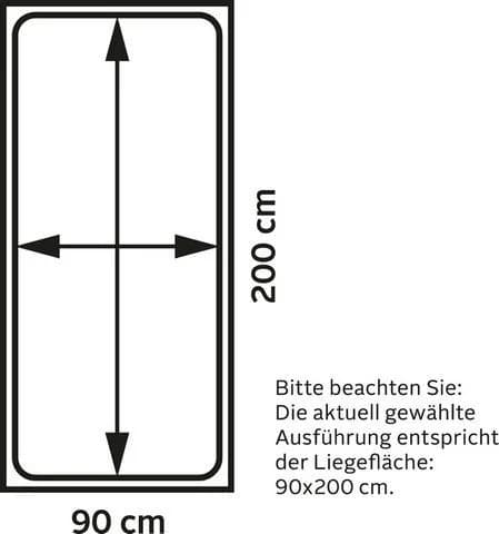 TICAA Hochbett Malte Weiß Blau Kiefer Massivholz
