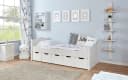 TiCAA Einzelbett Leni Weiß Kiefer Modern Bild 3