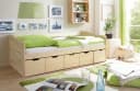 TICAA Funktionsbett Maria mit 5 Schubkästen Kiefer massiv Bild 1