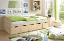 TICAA Funktionsbett Maria mit 5 Schubkästen Kiefer massiv Bild 2