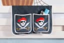 Ticaa Betttasche Kinder "Pirat Luan" Schwarz Polyester Bild 1