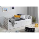 Ticaa Sofabett Naomi Weiß mit 2 Schubkästen Bild 1