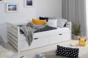 Ticaa Sofabett Naomi Weiß mit 2 Schubkästen Bild 2