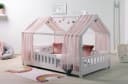 TiCAA Kim Kinderbett Hausbett Massivholz Bild 2