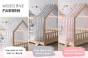 TiCAA Kinderbett Hausbett Kim Skandinavisch Natur Kiefer Bild 3