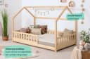 TiCAA Kinderbett Hausbett Montessori Kay Kiefer Massivholz Bild 5