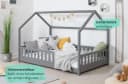 TiCAA Kinderbett Hausbett Montessori Kay Kiefer Massivholz Bild 5