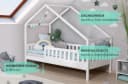 TiCAA Hausbett Lou wandelbar mit asymmetrischem Dach Bild 5
