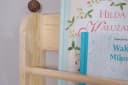 Ticaa Wandregal Toni Kinderregal Massivholz Weiß/Grau/Natur Bild 4