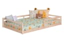 Ticaa Kinderbett Neo Bodenbett mit Rausfallschutz massiv Kiefernholz Bild 2