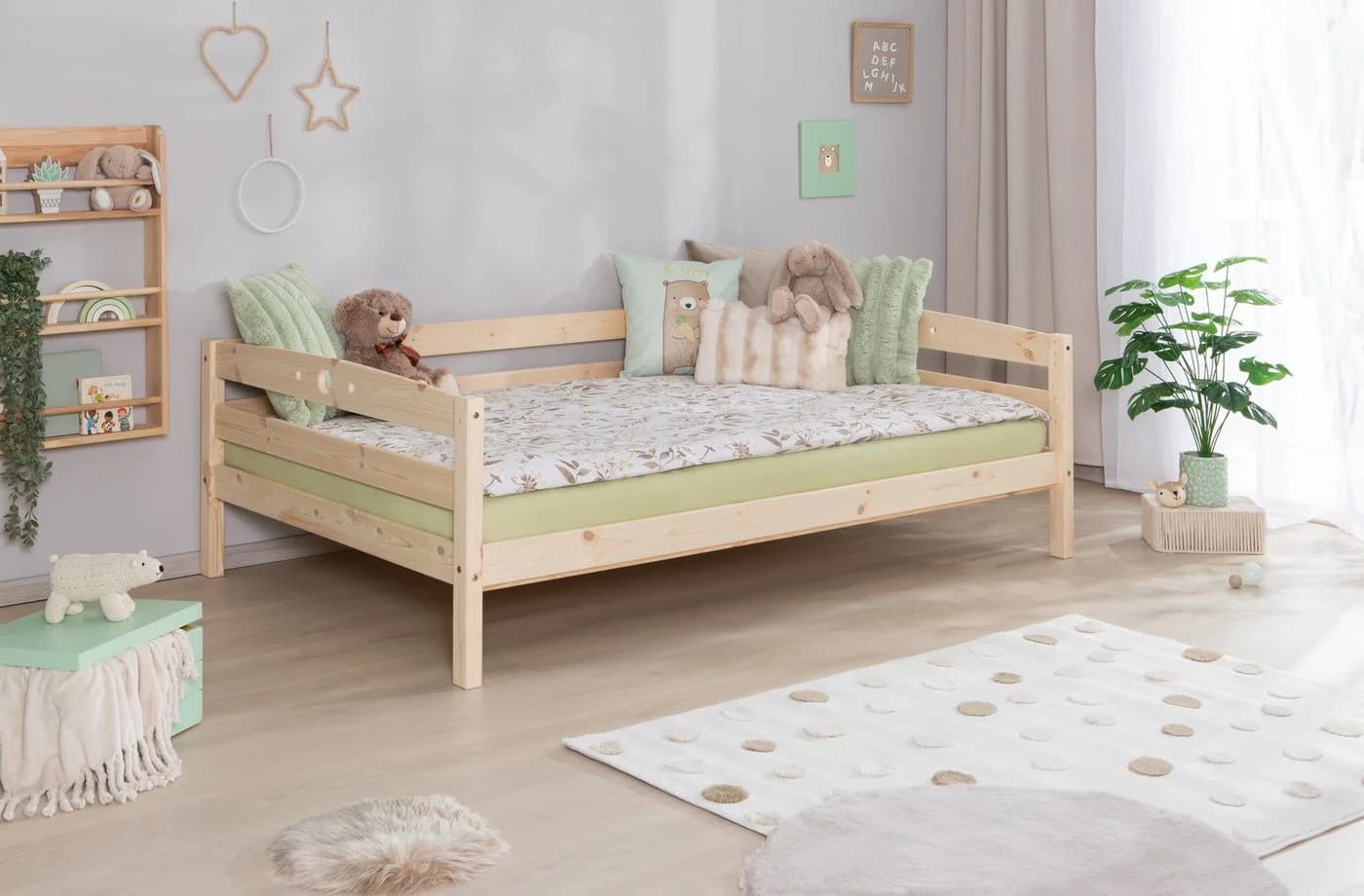 Ticaa Kinderbett Eli Massivholz Kiefer mitwachsend - Bild 4