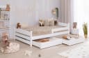 Ticaa Kinderbett Mello Einzelbett Weiß Massivholz Bild 1