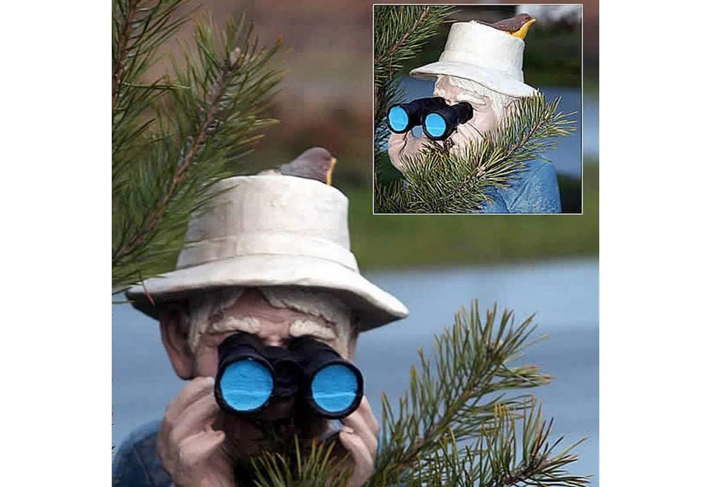 Fachhandel Plus Gartendekoration Opa Paschulke mit Fernglas - Bild 5
