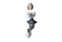 Fachhandel Plus Schlafwandler Fritz mit LED-Solarlaterne Firstschmuck Dachschmuck Bild 4