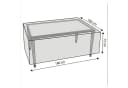 Fachhandel Plus Gartentisch-Schutzhülle Rechteckig 180x100x75 cm Bild 3