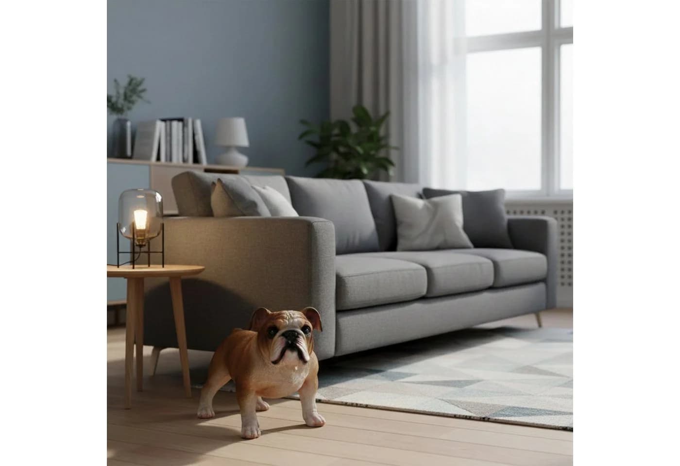 Fachhandel Plus Bulldogge Finley Dekofigur Bunt Polyresin - Bild 4
