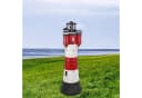 Fachhandel Plus Gartenfigur Leuchtturm Roter Sand Solar Beleuchtung Bild 3