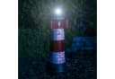 Fachhandel Plus Leuchtturm Roter Sand LED Solar blinkend Maritime Deko Bild 1