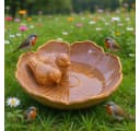 Fachhandel Plus Vogeltränke Fleur winterfest Keramik rosa Bild 1