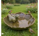 Fachhandel Plus Vogeltränke Fleur mit 2 Deko-Vögeln Bild 1