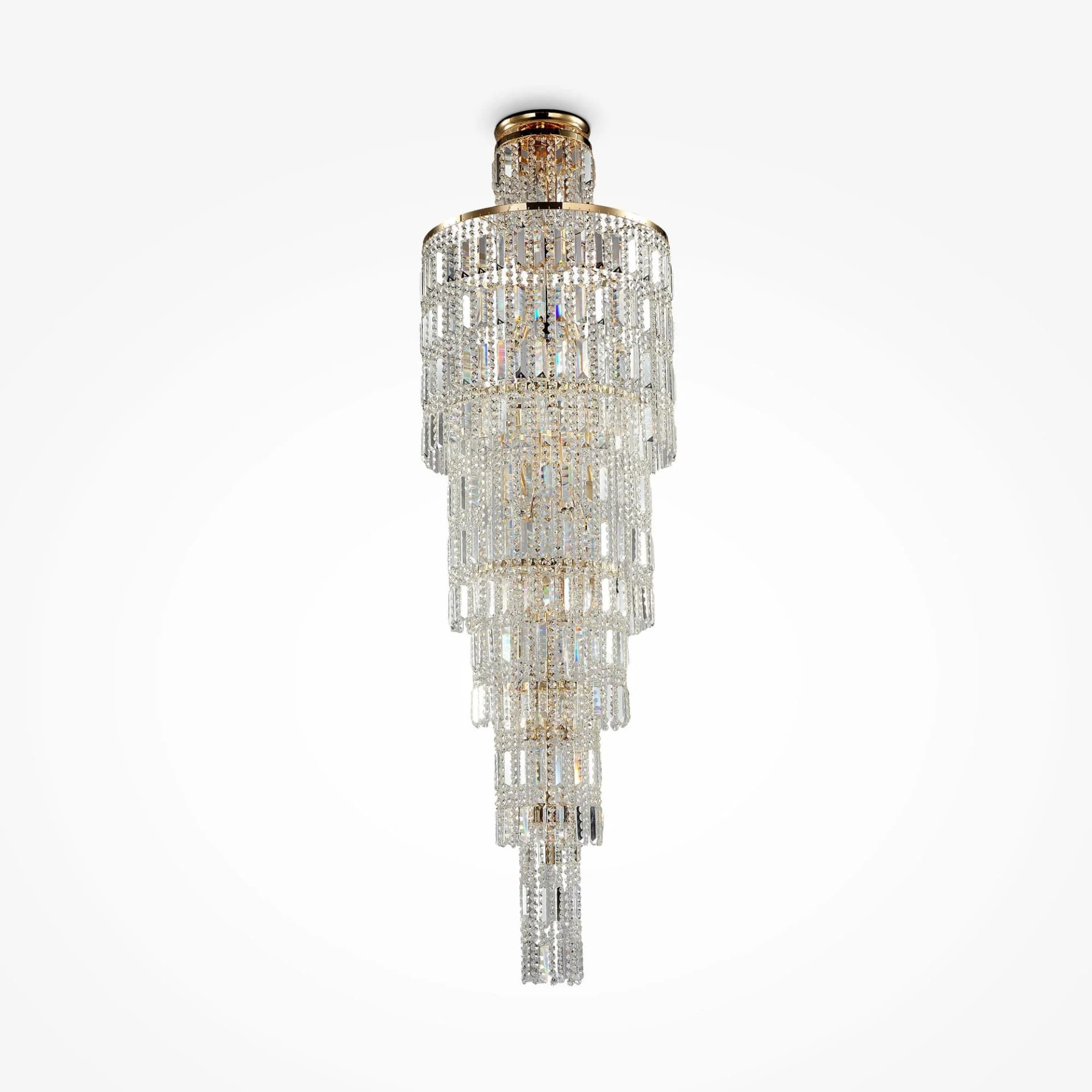 Kronleuchter NIAGARA Gold Metallrahmen