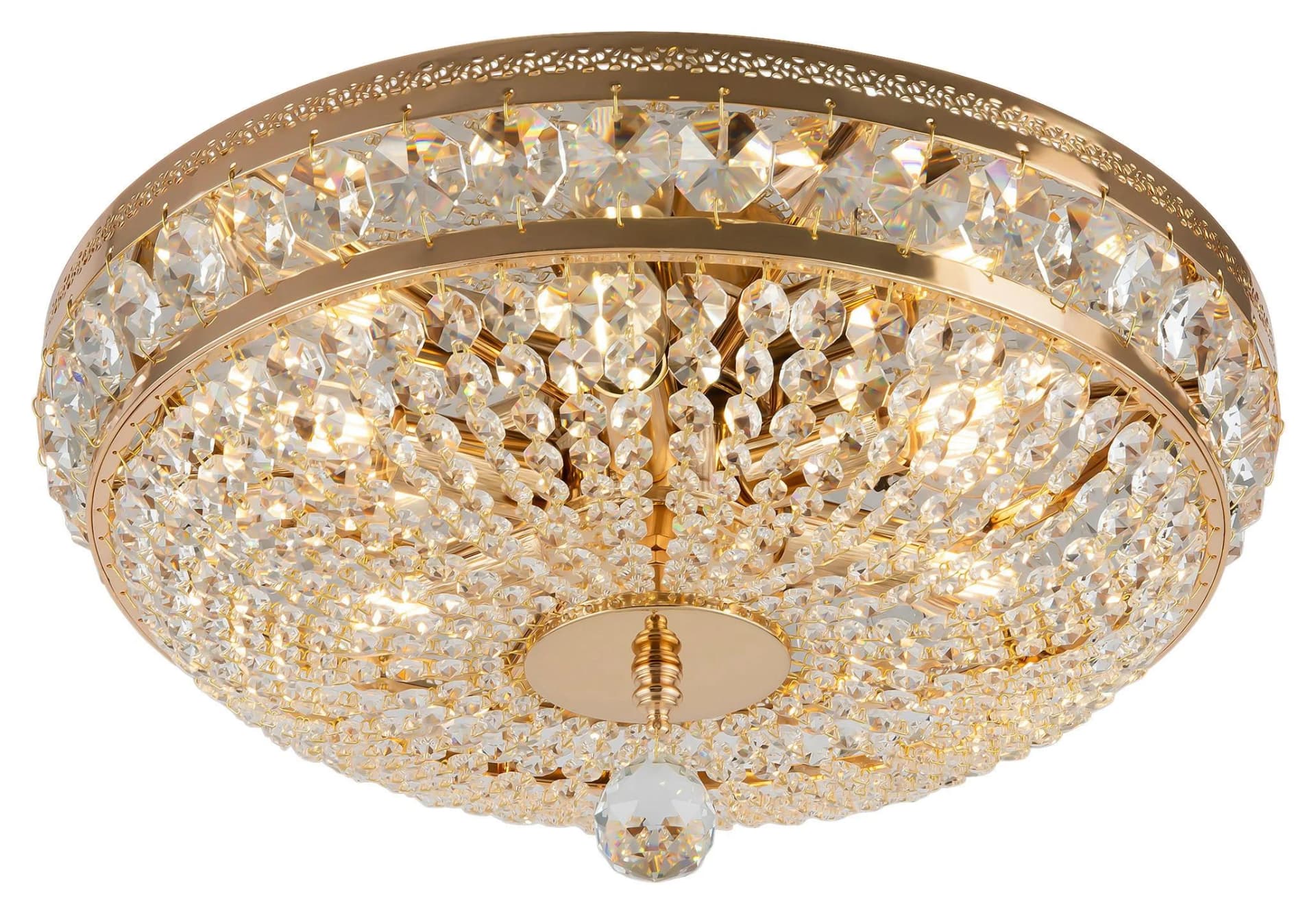 Maytoni Kronleuchter OTTILIA Kristalle 43,5 cm Gold
