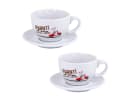 LK Trend & Style AVANTI Milchkaffeetasse 2er Set Porzellan Weiß Bild 2