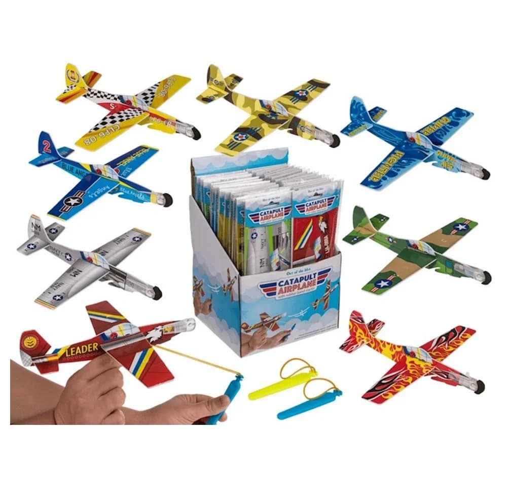 LK Trend & Style Spielzeug-Flugzeug 2-tlg. Gummiband-Start - Bild 2