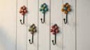 LK Trend & Style Wandhaken 6-tlg. Keramik Handbemalt Bunt Bild 4