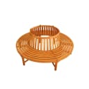 Sedex Baumbank Kentucky Holz Gartenbank Braun Bild 1