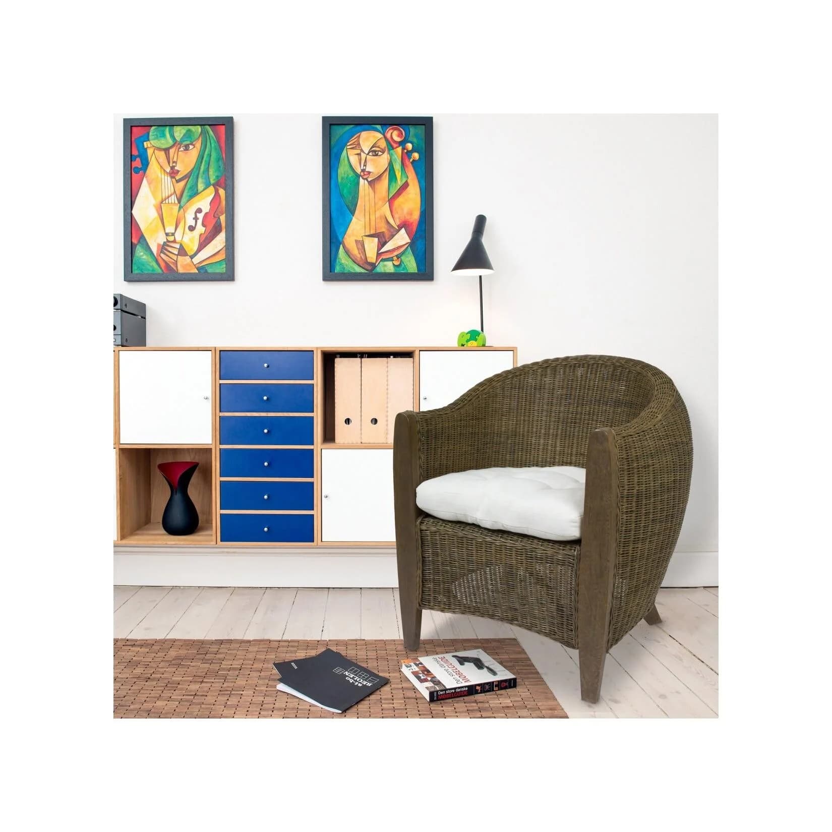 Sedex Bari Sessel palm - Rattan & Hartholz