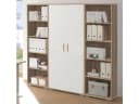 PREISBRECHER Büro-Set Clermont Regalwand mit Aktenschrank Bild 2