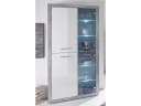 PREISBRECHER Vitrine Rio de Janeiro Betonoptik Weiß-Glanz mit LED Bild 2