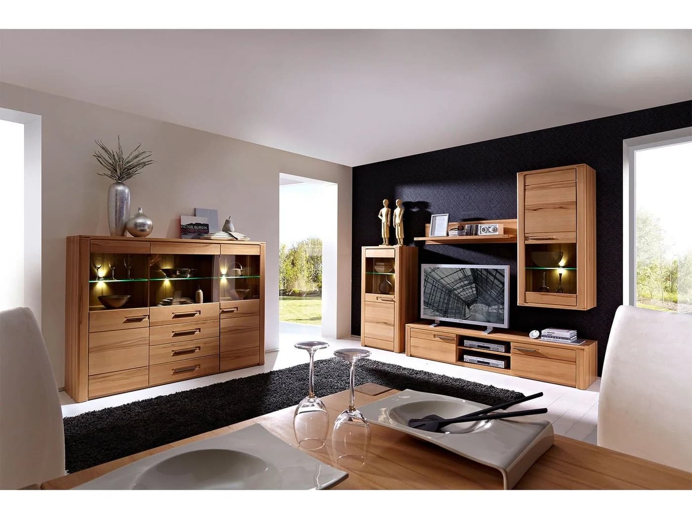 freiraum Wandboard Nature Plus Kernbuche Dekor Modern