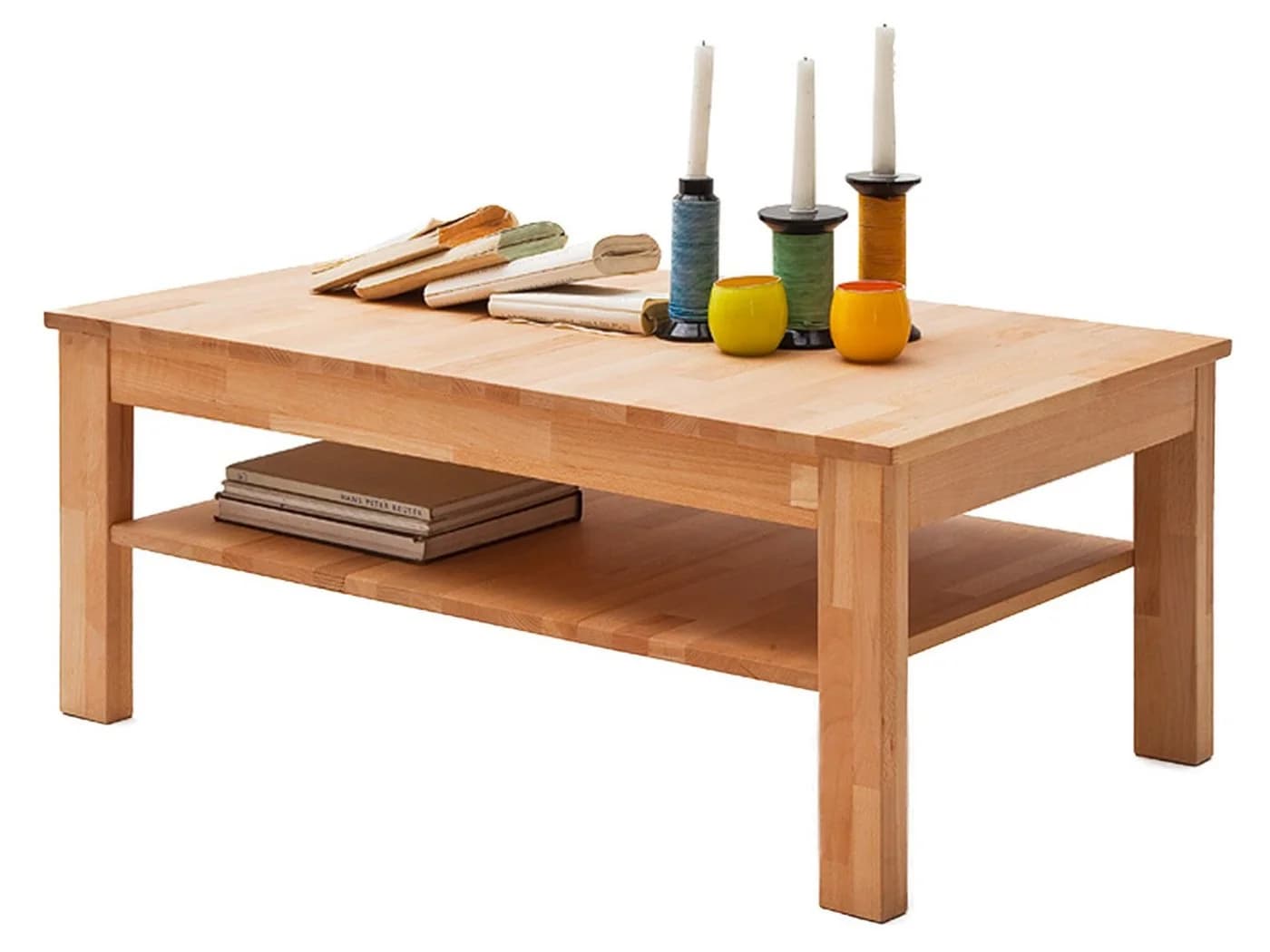 möbelando Couchtisch Leduc massiv geölt Buche - Bild 4