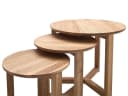 möbelando Satztisch Rich 3-tlg. Asteiche Massivholz Bild 4