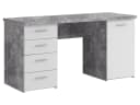 freiraum Schreibtisch Balu Modern Betonoptik Weiß Bild 2