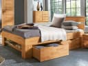 Lebenswert Bett Manuel Massivholz Kernbuche mit Stauraum Bild 2