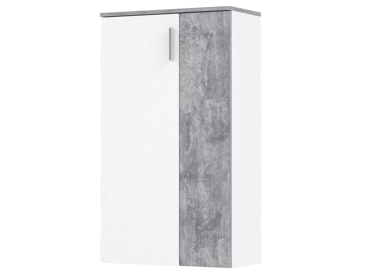 freiraum Schuhschrank Gretna Weiß Betonoptik - Bild 4