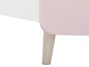 PREISBRECHER Kinderschreibtisch Savannah Weiß/Rosa/Grau Sternmotiv Bild 5