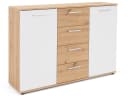 freiraum Sideboard Jacklin Modern Weiß Eiche Optik Bild 2